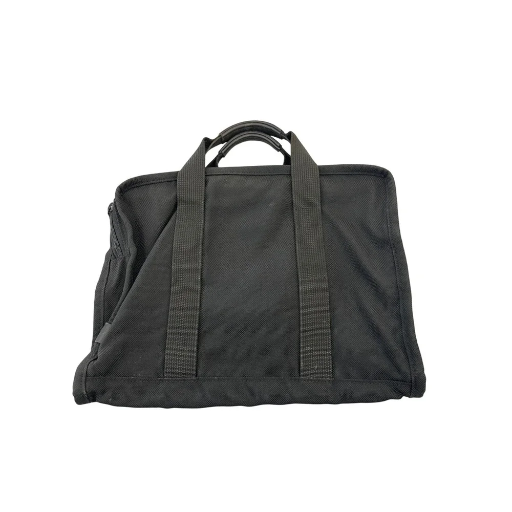 Tumi Slim Briefcase Black Ballistic Nylon Laptop Messenger Bag Made in USA I07